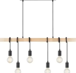 Verlin taklampe 100cm natur