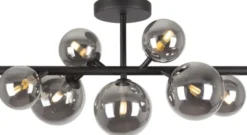 Vernon plafond taklampe 53cm smoke
