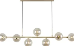 Vernon taklampe 7lys 111,5cm amber