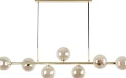 Vernon taklampe 7lys 111,5cm amber