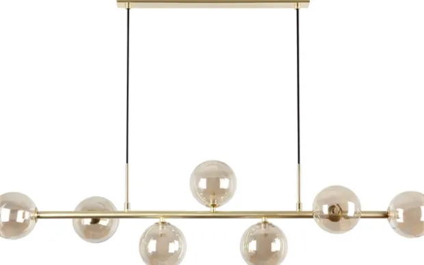 Vernon taklampe 7lys 111,5cm amber