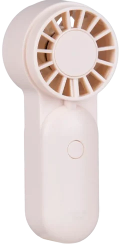 Vifte Mini oppladbar 11,5cm beige