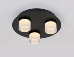 Vilmer LED plafond baderomslampe IP21 32cm sort