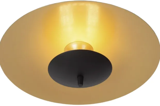 Vulcan LED plafond taklampe 38cm sort