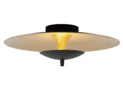 Vulcan LED plafond taklampe 38cm sort
