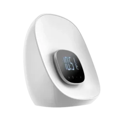 Wake-Up klokke 20cm hvit