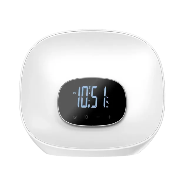 Wake-Up klokke 20cm hvit