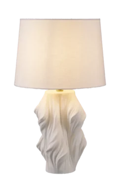 Wave 3D bordlampe 63cm hvit