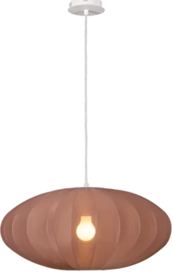 Wolf taklampe 55cm brun