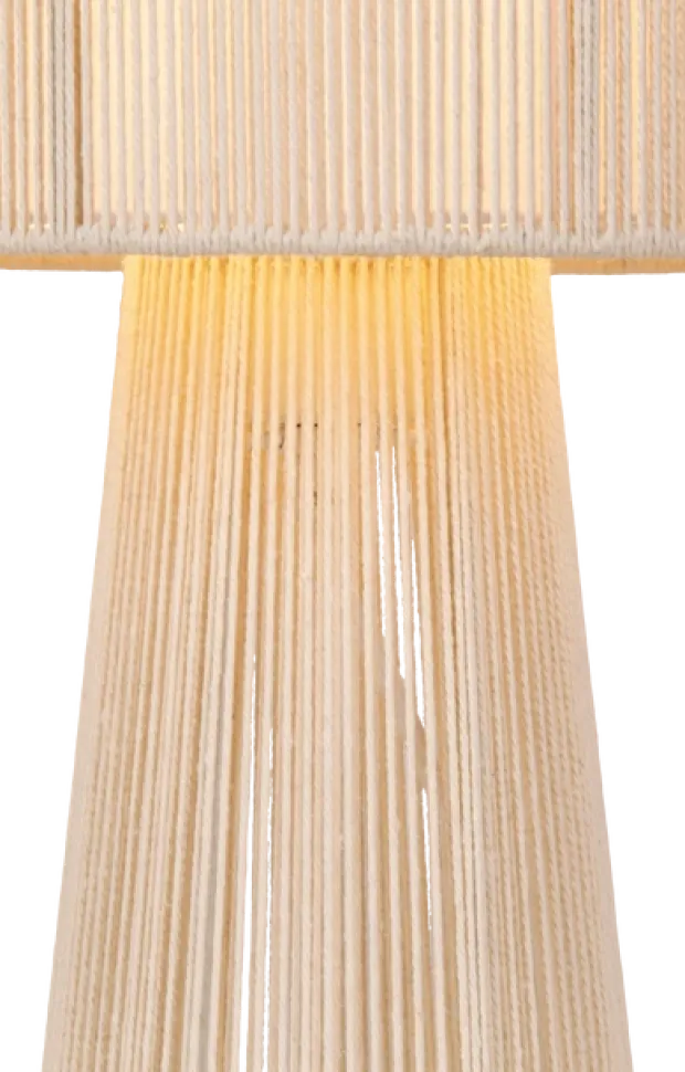 Ylva bordlampe 43cm beige