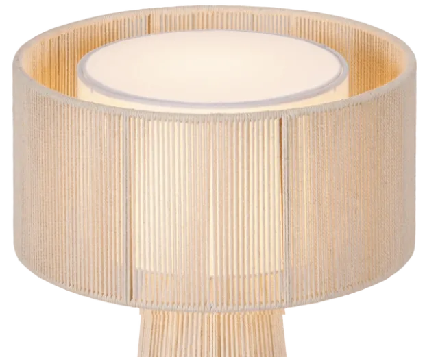 Ylva bordlampe 43cm beige