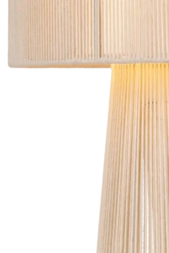 Ylva bordlampe 43cm beige