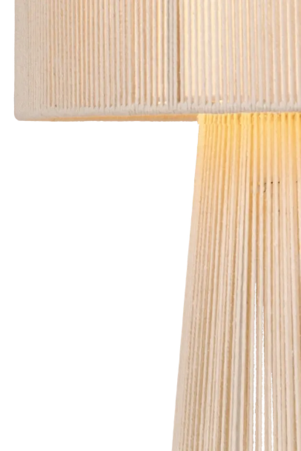 Ylva bordlampe 43cm beige
