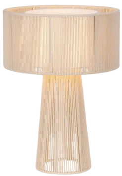 Ylva bordlampe 43cm beige