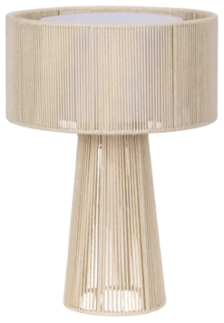 Ylva bordlampe 43cm beige