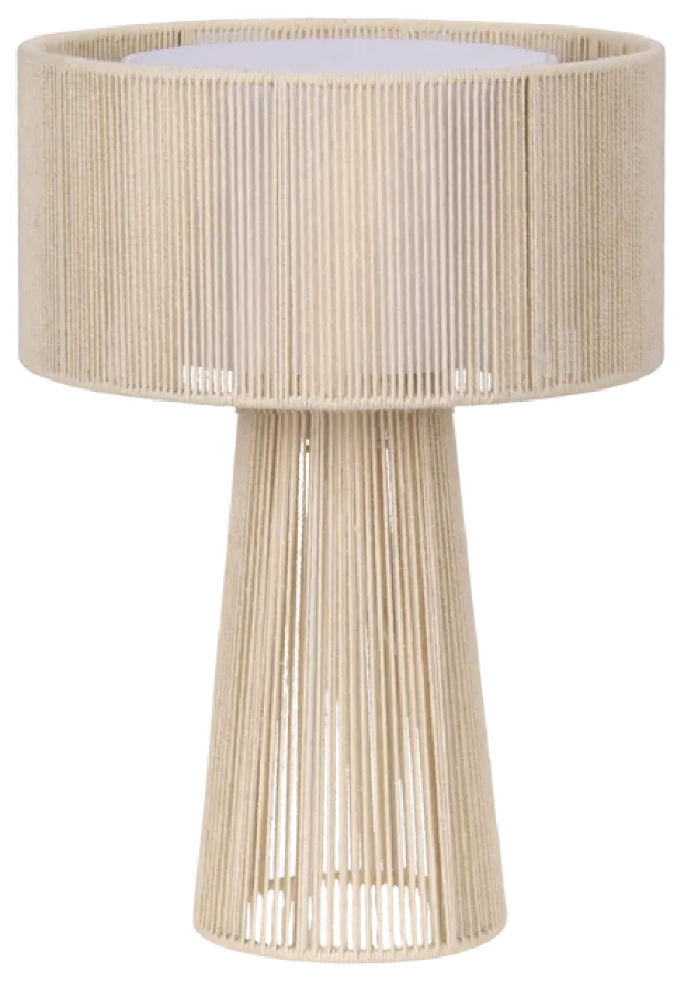 Ylva bordlampe 43cm beige