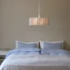 Ylva taklampe 50cm beige/hvit