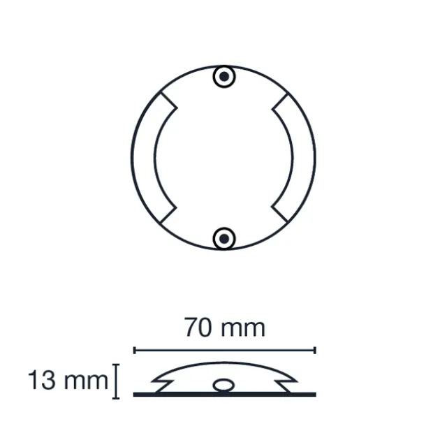 Zenit Duo LED utelampe IP67 sort